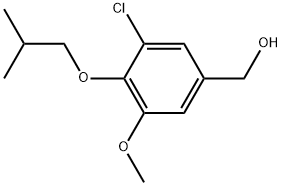 (3-Chloro-4-isobutoxy-5-methoxyphenyl)methanol 结构式