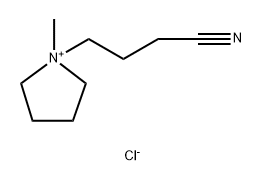 1-腈丙基- 1- 甲基吡咯烷氯盐 结构式