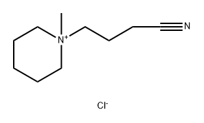 N-腈内基-N- 甲基哌啶氯盐 结构式