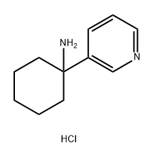 1-(3-Pyridinyl)cyclohexanamine hydrochloride (1:1) 结构式