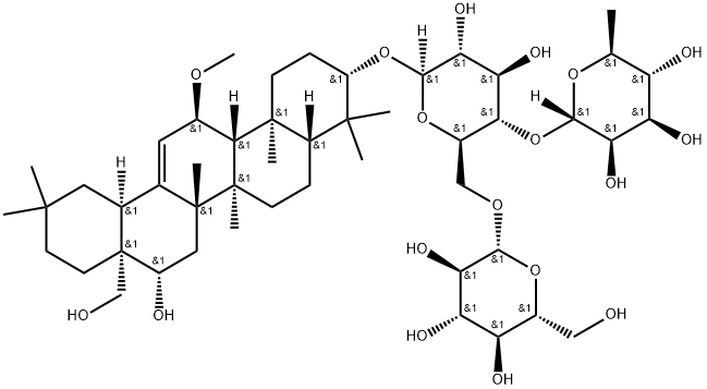 11(Α)甲氧基柴胡皂苷F 结构式