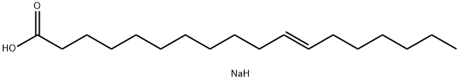 11-Octadecenoic acid, sodium salt, (11E)- (9CI) 结构式