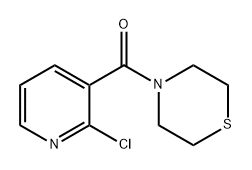 (2-Chloropyridin-3-yl)(thiomorpholino)methanone 结构式