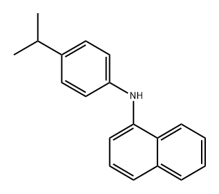 N-[4-(1-Methylethyl)phenyl]-1-naphthalenamine 结构式