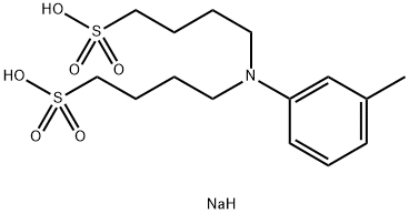 N,N-双(4-磺丁基)-3-甲基苯胺二钠盐 结构式