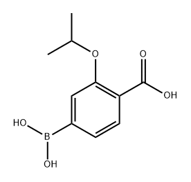 4-Borono-2-isopropoxybenzoic acid 结构式