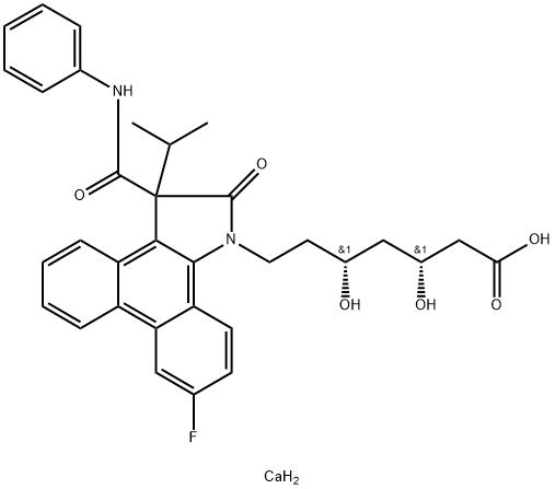 Atorvastatin LactaM Phenanthrene CalciuM Salt 结构式