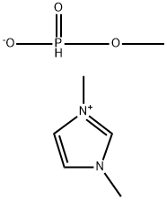 1,3-二甲基咪唑鎓甲基膦酸酯 结构式