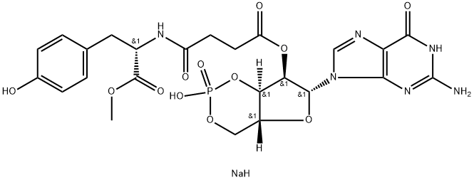 2'-O-MS-TME-cGMP 结构式