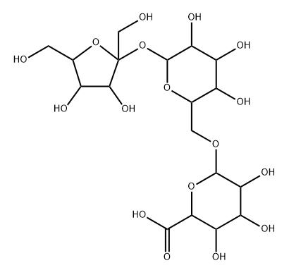 6''-carboxyraffinose 结构式