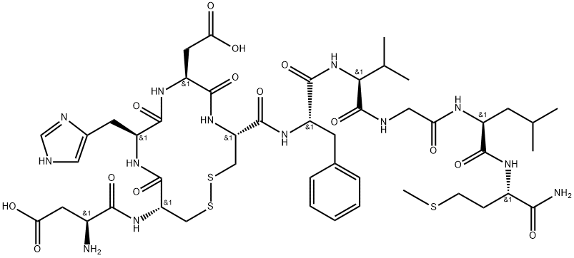 neuromedin K, cyclic Cys(2,5)- 结构式