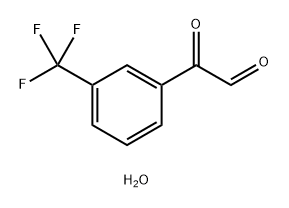 Benzeneacetaldehyde, α-oxo-3-(trifluoromethyl)-, hydrate (1:1) 结构式