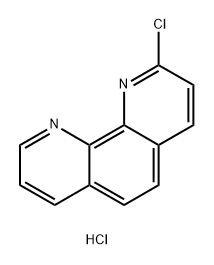 2-氯-1,10-邻二氮杂菲盐酸 结构式