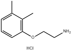 2-(2,3-二甲基苯氧基)乙烷-1-胺盐酸盐 结构式