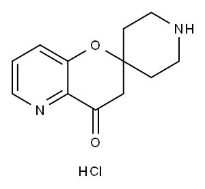 3',4'-dihydrospiro[piperidine-4,2'-pyrano[3,2-b]pyridine]-4'-one dihydrochloride 结构式