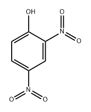 2,4-二硝基苯酚-ul-14C 结构式