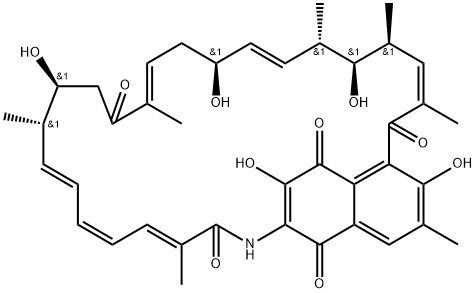 30-Dechloro-30-hydroxynaphthomycin A 结构式