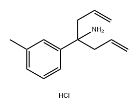 Benzenemethanamine, 3-methyl-α,α-di-2-propen-1-yl-, hydrochloride (1:1) 结构式