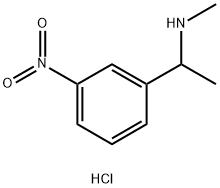 N-甲基-1-(3-硝基苯基)乙-1-胺盐酸盐 结构式