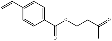 4-Vinylbenzoic acid 3-oxo-butyl ester 结构式