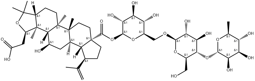 化合物ISOCHIISANOSIDE 结构式