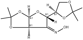 α-D-ribo-Hexofuranos-3-ulose, 1,2:5,6-bis-O-(1-methylethylidene)-, oxime 结构式