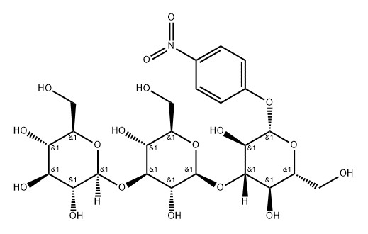 4-Nitrophenyl b-laminaritrioside 结构式