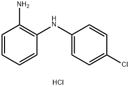 N-(p-chlorophenyl)-o-phenylenediamine hydrochloride 结构式