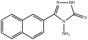 4-氨基-3-(萘-2-基)-1H-1,2,4-三唑-5(4H)-硫酮 结构式