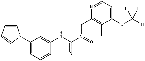 艾普拉唑-D3 结构式