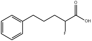 Benzenepentanoic acid, α-fluoro- 结构式