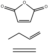 2,5-Furandione, polymer with 1-butene and ethene, graft 结构式