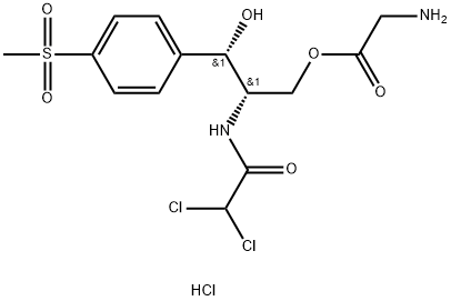 甲砜霉素杂质3盐酸盐 结构式