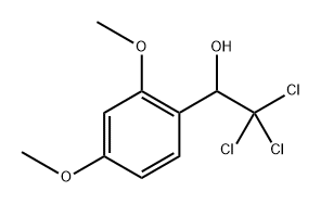 2,2,2-Trichloro-1-(2,4-dimethoxyphenyl)ethanol 结构式