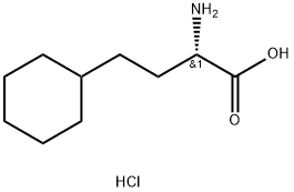 Cyclohexanebutanoic acid, α-amino-, hydrochloride, (S)- (9CI) 结构式