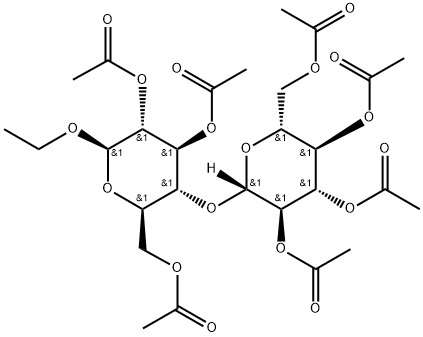 Β-D-葡聚糖七乙酸乙酯 结构式