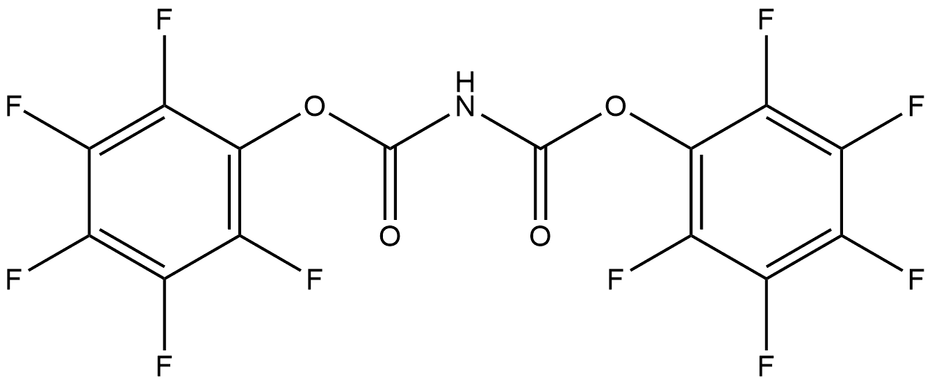 Imidodicarbonic acid, 1,3-bis(2,3,4,5,6-pentafluorophenyl) ester 结构式