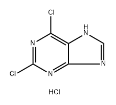 9H-Purine, 2,6-dichloro-, hydrochloride (1:1) 结构式