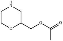 2-Morpholinemethanol, 2-acetate 结构式