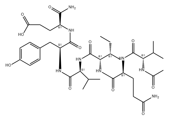 ACETYL-PHF6KE AMIDE 结构式