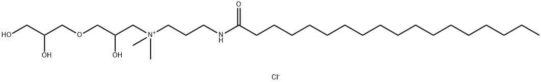 硬脂酰胺丙基甘油羟丙基二甲基氯化铵 结构式