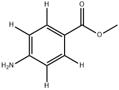 4-AMINOBENZOIC-2,3,5,6-D4 ACID METHYL ESTER 结构式