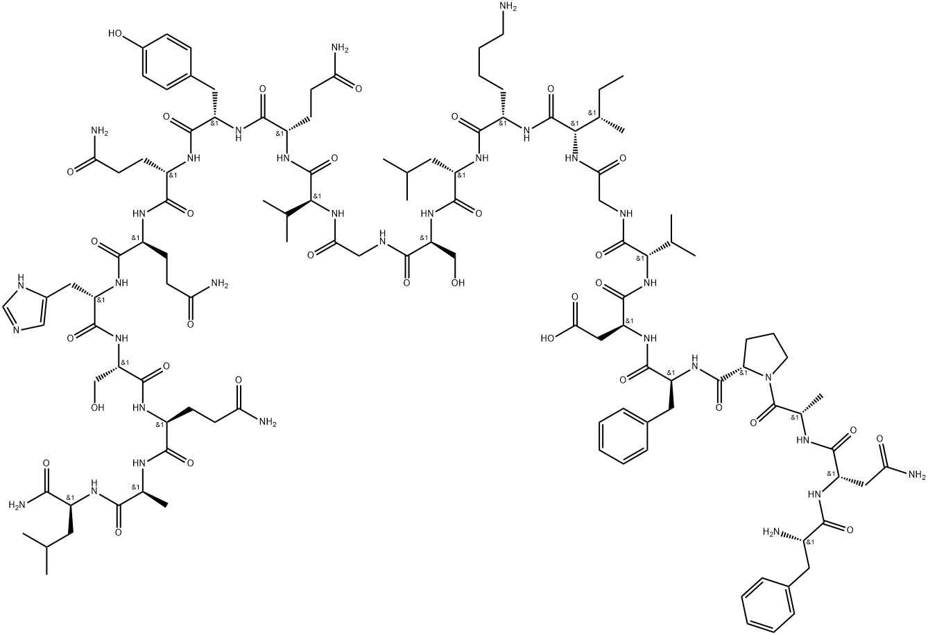 OBESTATIN (HUMAN) 结构式