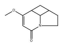 1,2,6a,7,7a,7b-hexahydro-6-Methoxy-4H-Cyclobut[hi]indolizin-4-one 结构式