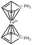 1,1'-Bis(phosphino)ferrocene,  结构式