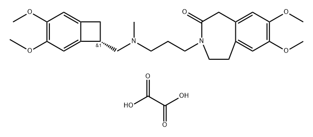 Ivabradine oxalate 结构式