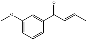 (E)-1-(3-甲氧基苯基)丁-2-烯-1-酮 结构式