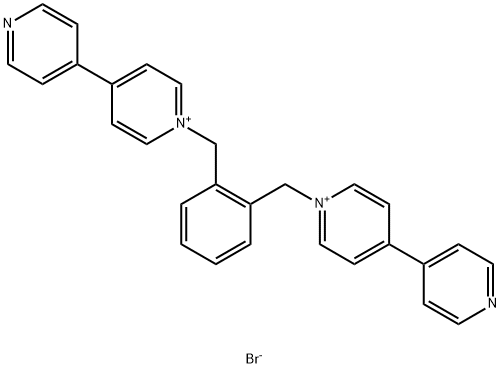 4,4'-Bipyridinium, 1,1''-[(1,2-phenylene)bis(methylene)]bis-, bromide (1:2) 结构式