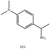 4-(1-aminoethyl)-N,N-dimethylaniline hydrochloride 结构式