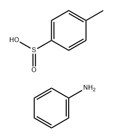 对甲苯亚磺酸苯胺盐 结构式